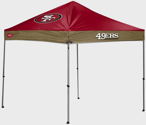 San Francisco 49ers NFL 9 x 9' Straight Leg Tailgate Canopy - Fan Shop TODAY
