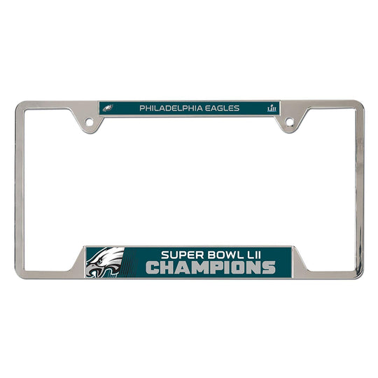 Philadelphia Eagles Super Bowl LII Champions Metal License Plate Frames - Fan Shop TODAY