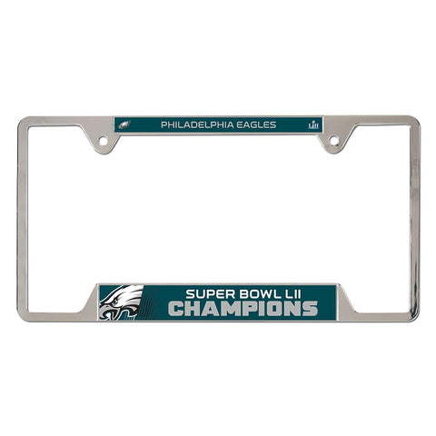 Philadelphia Eagles Super Bowl LII Champions Metal License Plate Frames
