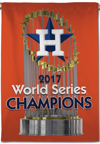 Houston Astros 2017 World Series Champions 28'' x 40'' Two-Sided Vertical  Banner