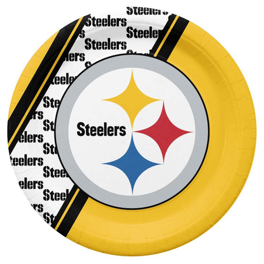 Steelers NFL Paper Plates 20 Pack - Fan Shop TODAY