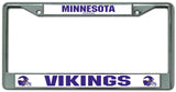 Vikings NFL Chrome License Plate Frames - Fan Shop TODAY