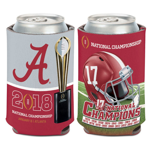 Alabama Crimson Tide College Football 2017 National Champions Can Cooler - Fan Shop TODAY