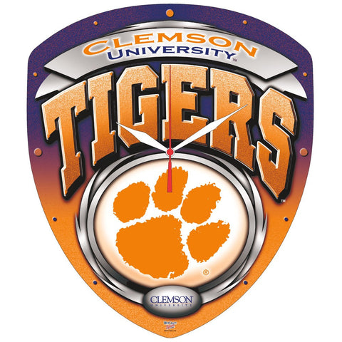 Clemson Tigers NCAA HD Wall Clock 13" - Fan Shop TODAY
