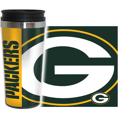 Packers NFL 16 oz. Hype Travel Tumbler - Fan Shop TODAY
