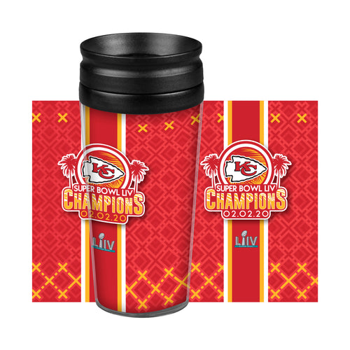 Kansas City Chiefs Super Bowl LIV Champions 14oz Travel Tumbler - Fan Shop TODAY