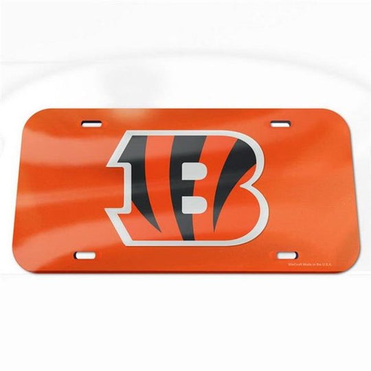 Cincinnati Bengals NFL Mirror Laser Tag License Plate - Fan Shop TODAY