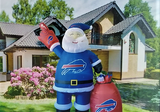 Buffalo Bills NFL 7' Inflatable Santa - Fan Shop TODAY