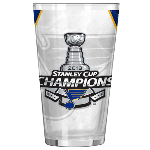 St. Louis Blues 2019 Stanley Cup Champions 16oz. Sublimated Pint