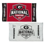 Georgia Bulldogs 2021 National Champions Locker Room Towel 22'' x 42'' - Fan Shop TODAY