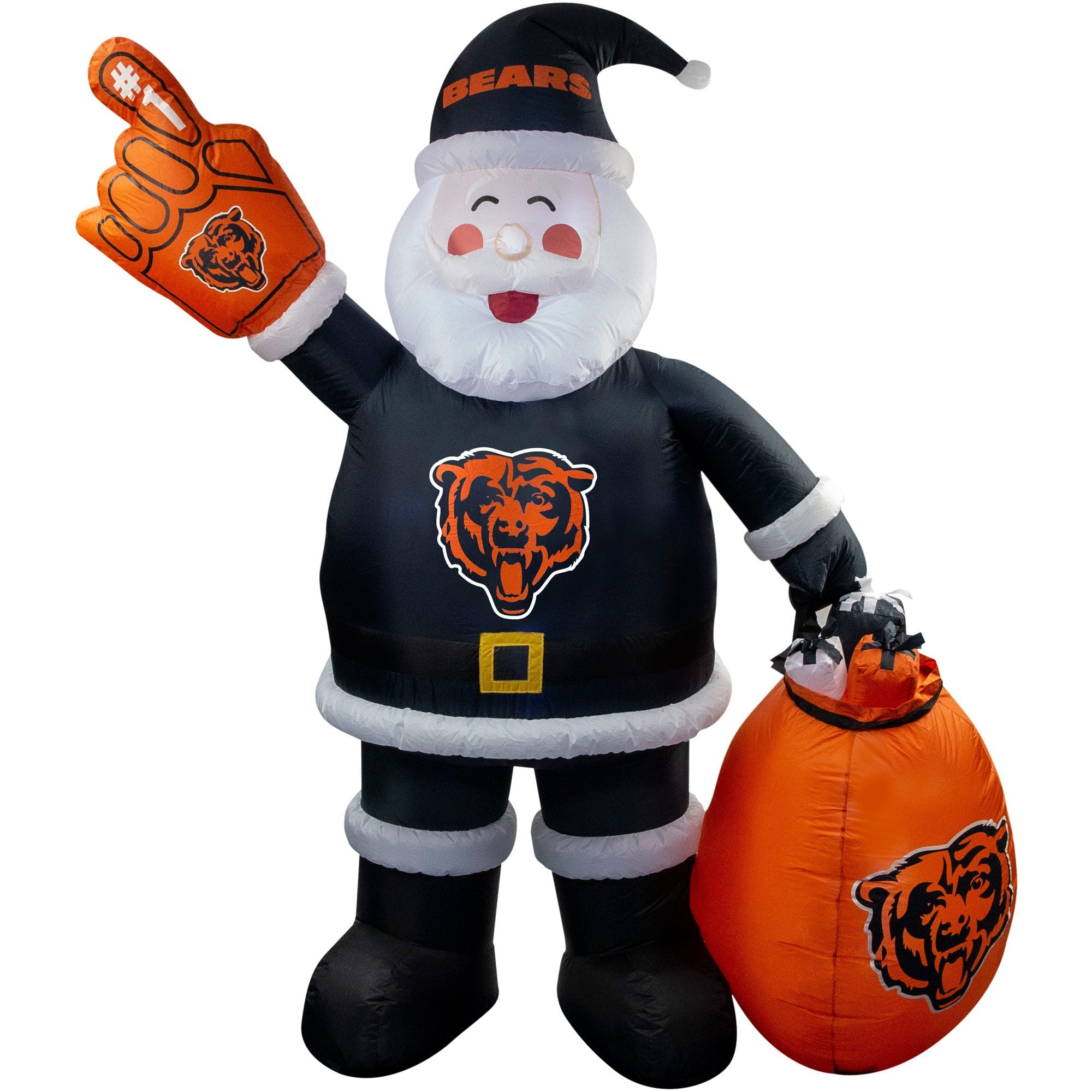 NFL 7 ft. Chicago Bears Holiday Inflatable Mascot 526351 - The Home Depot