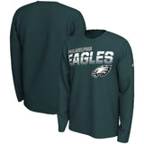 Philadelphia Eagles Nike Sideline Line of Scrimmage T-Shirt - Fan Shop TODAY