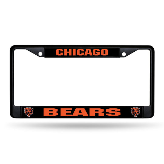 Bears NFL Chrome License Plate Frame (Black) - Fan Shop TODAY