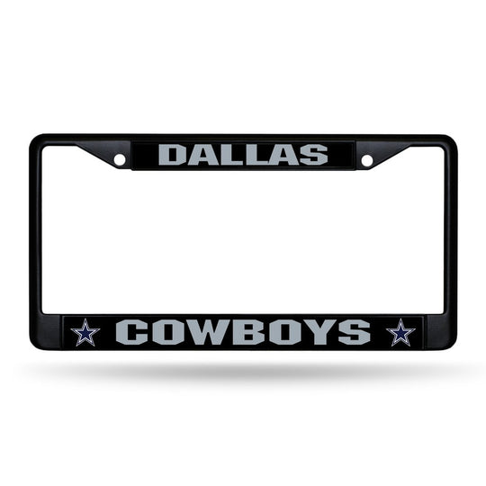Cowboys NFL Chrome License Plate Frame (Black) - Fan Shop TODAY