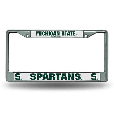 Spartans NCAA (Chrome) License Plate Frames - Fan Shop TODAY