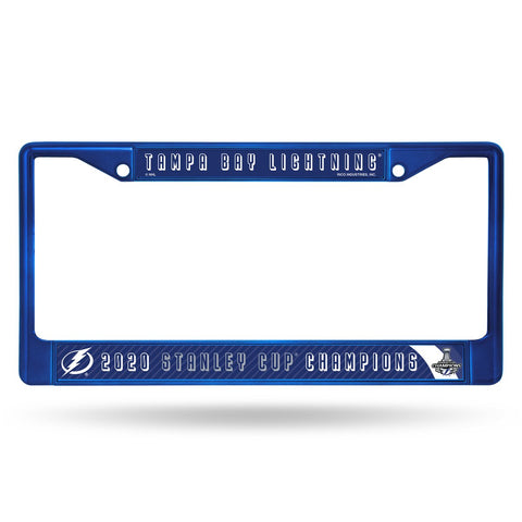 Tampa Bay Lightning 2020 Stanley Cup Champions Blue Plate Frame - Fan Shop TODAY