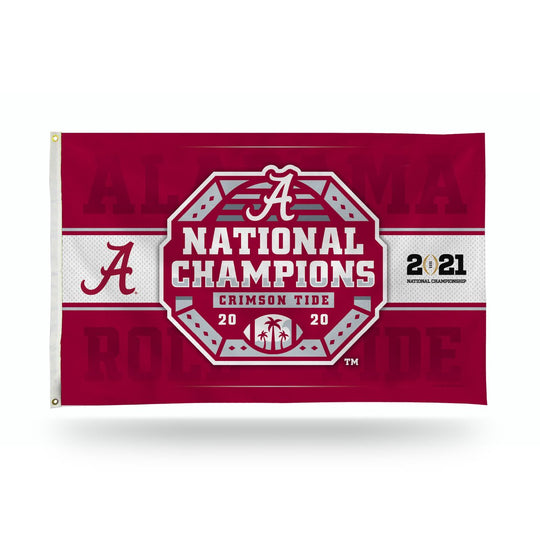 Alabama Crimson Tide 2020 National Champions 3×5 Banner Flag - Fan Shop TODAY