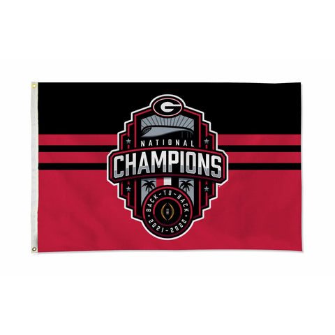 Georgia Bulldogs 2022 National Champions 3' x 5'  Banner Flag - Fan Shop TODAY