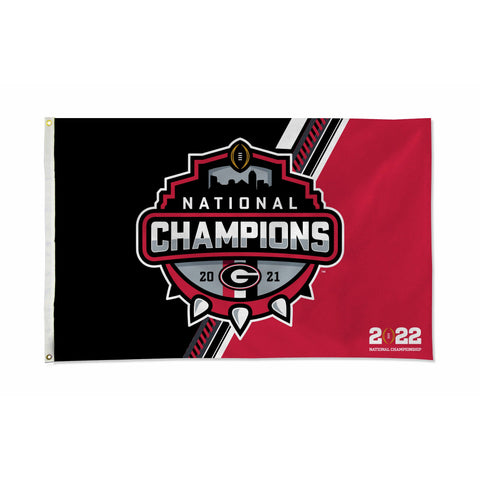 Georgia Bulldogs 2021 National Champions 3' x 5' Banner Flags - Fan Shop TODAY