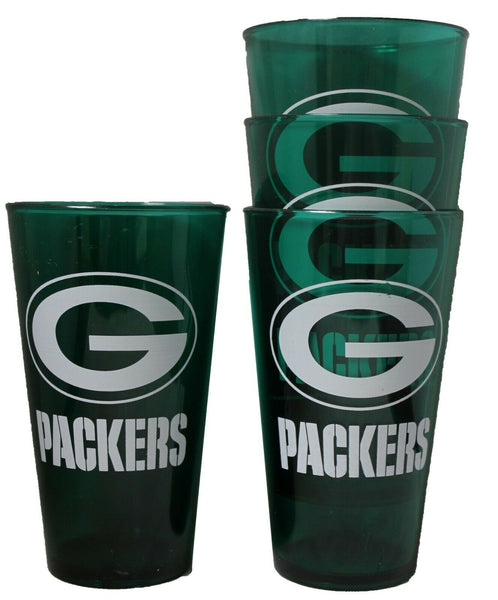 Green Bay Packers NFL Plastic Pint Glass Set - Fan Shop TODAY