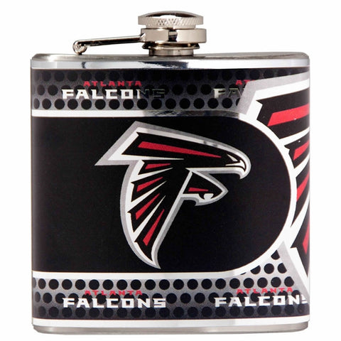 Falcons NFL 6oz Metallic Wrap Flask - Fan Shop TODAY