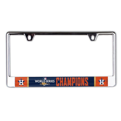 Houston Astros 2022 World Series Champions Laser License Plate Frame - Fan Shop TODAY