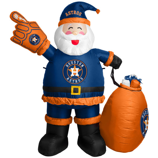 Houston Astros MLB 7' Inflatable Santa - Fan Shop TODAY