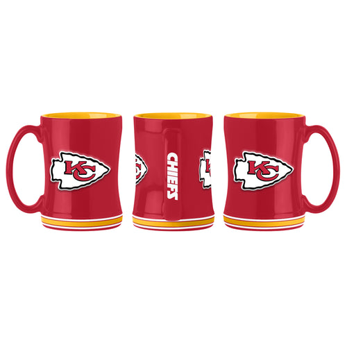 Kansas City Chiefs NFL Coffee Mug - 14oz Sculpted Relief Mug - Fan Shop TODAY