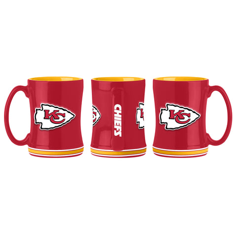 Kansas City Chiefs NFL Coffee Mug - 14oz Sculpted Relief Mug - Fan Shop TODAY
