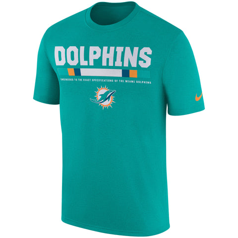 Miami Dolphins Nike Sideline 2017 Legend Staff Performance T-Shirt - Fan Shop TODAY