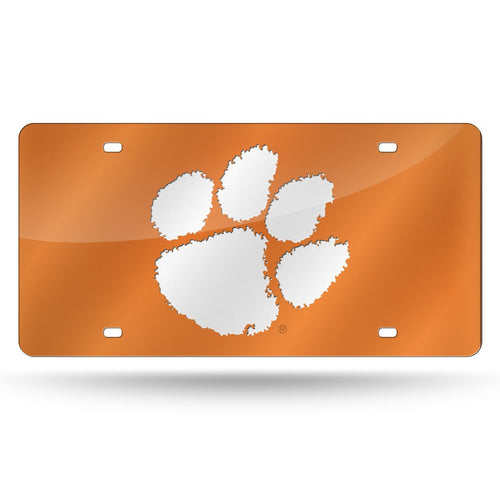 Clemson Tigers NCAA Mirror License Plate (Orange) - Fan Shop TODAY