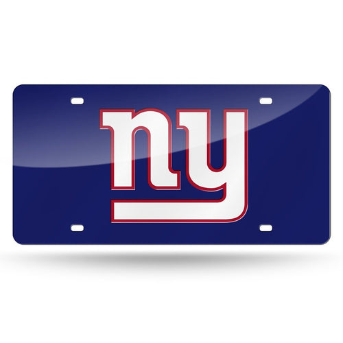 Giants NFL Mirror License Plate (Blue) - Fan Shop TODAY