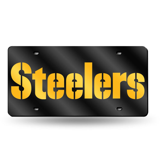 Pittsburgh Steelers Wordmark NFL Mirror License Plate - Fan Shop TODAY