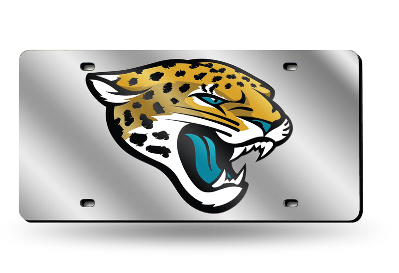 JACKSONVILLE JAGUARS LICENSE PLATE AND PLASTIC FRAME DEAL 6 X 12 NEW NFL