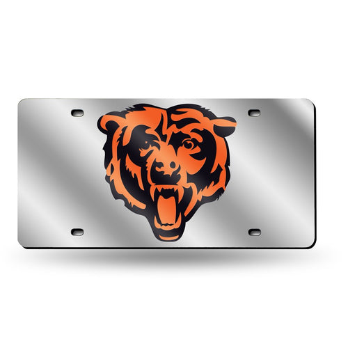 Bears NFL Mirror License Plate (Silver) - Fan Shop TODAY