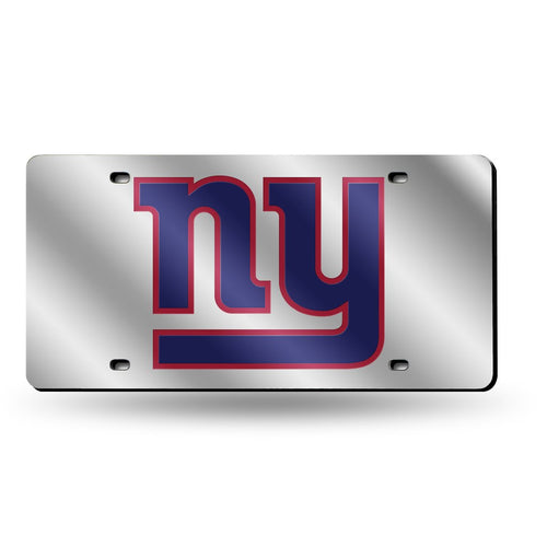 Giants NFL Mirror License Plate (Silver) - Fan Shop TODAY