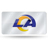 Los Angeles Rams Mirror Laser Tag License Plate - Fan Shop TODAY