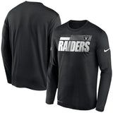 Las Vegas Raiders Nike Sideline Impact Performance Long Sleeve T-Shirt - Fan Shop TODAY