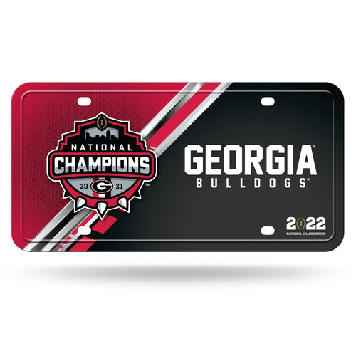 Georgia Bulldogs 2021 National Champions Metal License Plate - Fan Shop TODAY
