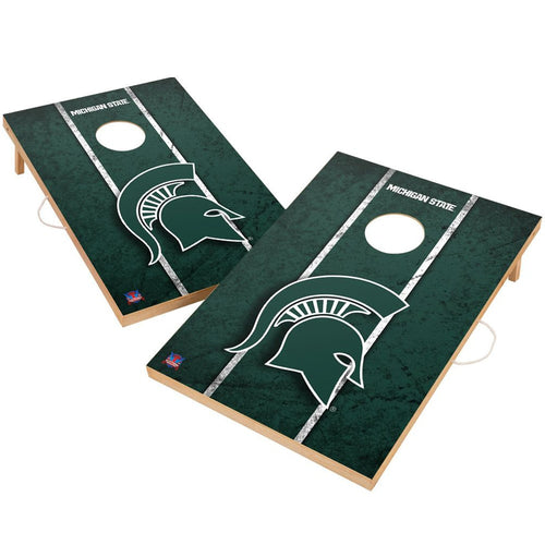 Michigan State Spartans 2' x 3' Solid Wood Cornhole Board Set - Fan Shop TODAY