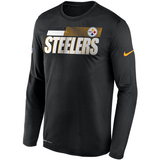 Pittsburgh Steelers Nike Sideline Line of Scrimmage Long Sleeve T-Shirt - Fan Shop TODAY