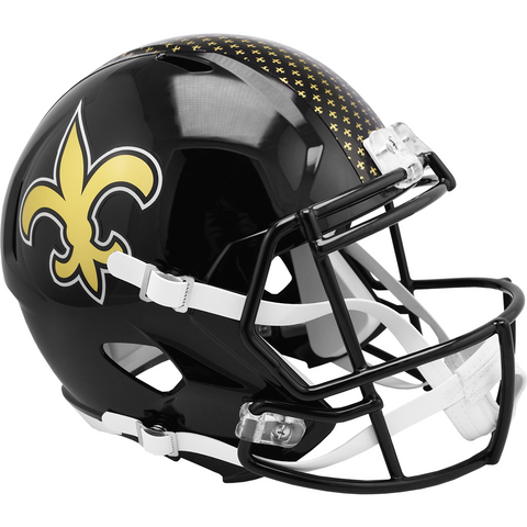 New Orleans Saints Riddell Full Size Speed Replica On-Field Alternate Helmet - Fan Shop TODAY