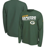 Green Bay Packers Nike Sideline Line of Scrimmage Long Sleeve T-Shirt - Fan Shop TODAY