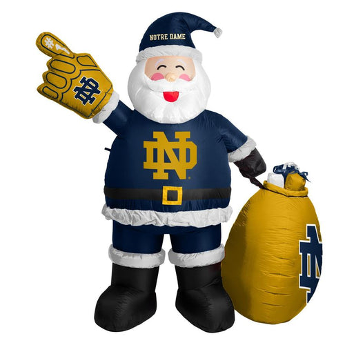 Notre Dame NCAA 7' Inflatable Santa - Fan Shop TODAY