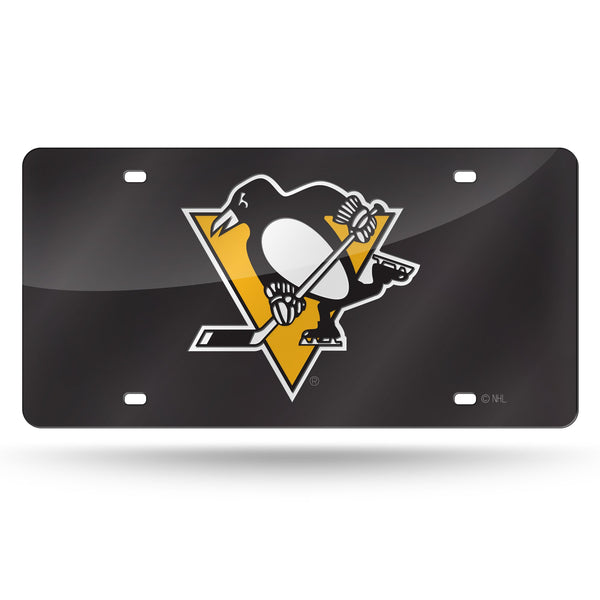 Penguins NHL Mirror Laser Tag License Plates - Fan Shop TODAY
