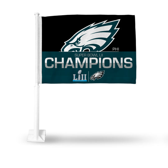 Philadelphia Eagles Super Bowl LII Champions Car Flag - Fan Shop TODAY