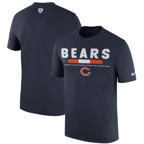 Chicago Bears Nike Legend On Field Staff T-Shirt - Fan Shop TODAY