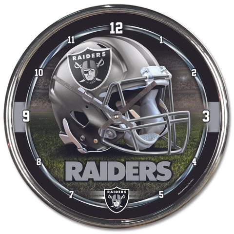 Las Vegas Raiders NFL Chrome Wall Clock - Fan Shop TODAY