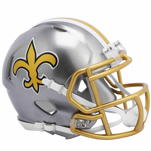 New Orleans Saints NFL Riddell Speed FLASH Alternate Mini Helmet - Fan Shop TODAY