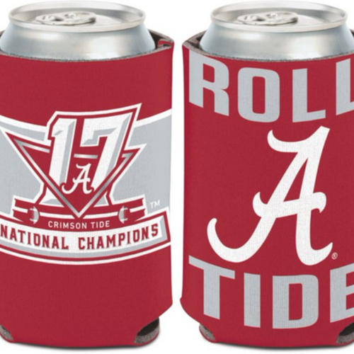 Alabama Crimson Tide College Football 2017 National Champions Can Coolie - Fan Shop TODAY